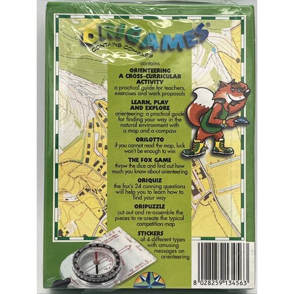 ORIGAMES compass Kids Orienteering game kit Suunto quizzes & puzzles Finnish - Picture 3 of 5